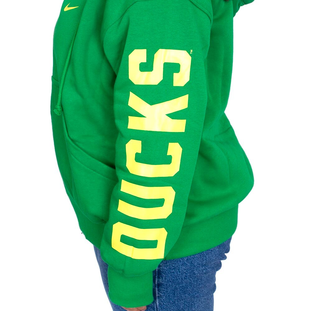 Classic Oregon O, Nike, Green, Hoodie, Cotton Blend, Women, Phoenix, Full Zip, Sweatshirt, 795237